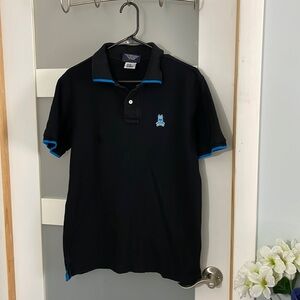 Psycho Bunny Fashion polo black SZ 6